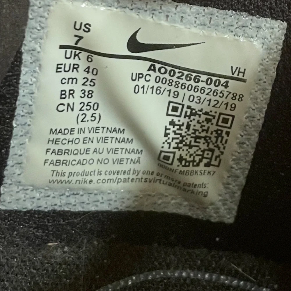 Nike Air Max motion 2 Men's Black Mesh Sneakers Unisex - Picture 8 of 12